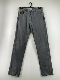 【中古】【メンズ】HYSTERIC GLAMOUR DENIM PANTS 0341 ヒステリックグラマー デニムパンツ ボトムス サイズ：FREE カラー：グレー 万代Net店