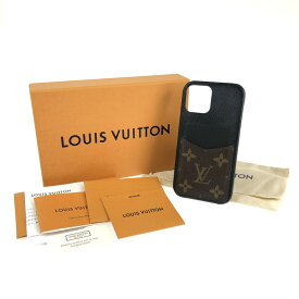 【中古】【メンズ】LOUIS VUITTON モノグラム バンパー iPhone12 PRO MAX M80082 ルイヴィトン スマートフォンケース アイフォンケース サイズ：約15×7.5×1.2cm カラー：モノグラム 万代Net店