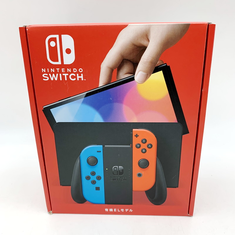 Nintendo Switch  (有機ELモデル) (L) ネオンブルー   (R) ネオンレッド HEG-S-KABAA(JPN) 任天堂 ニンテンドースイッチ 本体 ゲーム 万代Net店