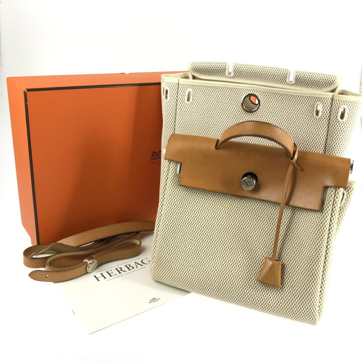 楽天市場】【中古】【レディース】HERMES HERBAG エルメス エール 