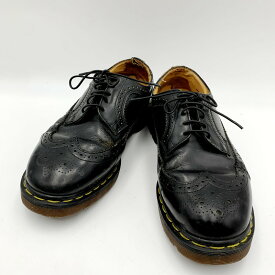 【中古】【メンズ】Dr.Martens ドクターマーチン 5ホール イングランド製 ウイングチップ シューズ 靴 サイズ：下記参照 カラー：ブラック 万代Net店