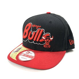 【中古】【メンズ/レディース】NEW ERA ニューエラ NBA CHICAGO BULLS SNAPBACK CAP シカゴ・ブルズ スナップバックキャップ 9FIFTY ブランド 帽子 キャップ サイズ：ONE カラー：レッド 赤 ブラック 黒 185-230429-gm-31-fuz 万代Net店