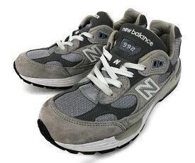 【中古】【レディース】NEW BALANCE 992 M992GR made USA ニューバランス スニーカー シューズ 靴 サイズ：22.5cm US 4 1/2 カラー：GRAY 万代Net店