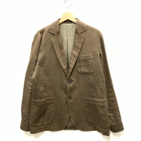 【中古】【メンズ】MOJITO モヒート RITZ JACKET ヘリンボーン ジャケット トップス アウター ブランド 古着 サイズ：M カラー：ブラウン 茶 140-230527-gm-19-fuz 万代Net店