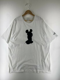 【中古】【メンズ】JAM HOME MADE × BOUNTY HUNTER × KINGDOM HEARTS 王様 ミッキーマウス S/S TEE BJWD015 ジャムホームメイド バウンティーハンター キングダムハーツ コラボ Tシャツ 半袖 サイズ：XXL カラー：ホワイト×ブラック 万代Net店