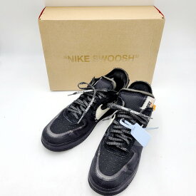 【中古】【メンズ】NIKE×OFF-WHITE THE 10 : NIKE AIR FORCE 1 LOW AO4606-001 ナイキ×オフホワイト エアフォース1 ロー スニーカー 靴 シューズ サイズ：28.5cm カラー：BLACK/WHITE-CONE-BLACK 万代Net店