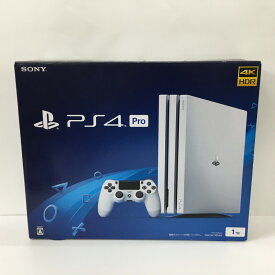 【中古】PlayStation 4 Pro グレイシャー・ホワイト 1TB (CUH-7100BB02) 付属品：セーフティーガイド欠品 ゲーム 万代Net店