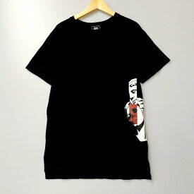【中古】【メンズ】CRIMIE クライミー Tシャツ 半袖 カットソー トップス サイズ：FREE カラー：ブラック 万代Net店