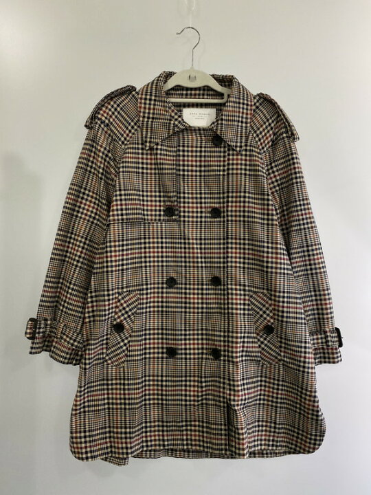 楽天市場】【中古】【レディース】 ZARA グレンチェックコート ザラ  