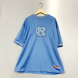 【中古】【メンズ】TEAM JPLUS ノースカロライナ メッシュTシャツ 半袖 トップス サイズ：XL カラー：ブルー 万代Net店