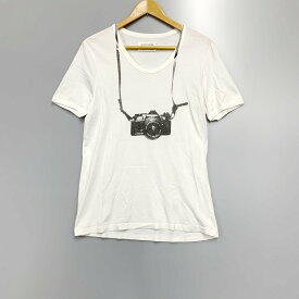 【中古】【メンズ】MAISON MARTIN MARGIELA マルタンマルジェラ カメラ転写Tシャツ 半袖 Tシャツ トップス サイズ：下記参照 カラー：ホワイト 万代Net店