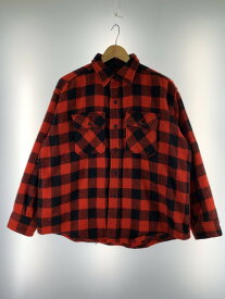 【中古】【メンズ】KINQ KOLE 60S LONG SLEEVE CHECK SHIRT キングコール バッファローチェック CPOシャツ 長袖 USA製 カラー：レッドチェック 万代Net店