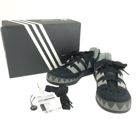 【中古】【メンズ】adidas ORIGINALS × NEIGHBORHOOD 22AW ADIMATIC HP6770 アディダス オリジナルス ネイバーフッド 別注 コラボ アディマティック スニーカー 靴 サイズ：27cm US 9 カラー：CBLACK/CHSOGR/DGSOGR 万代Net店