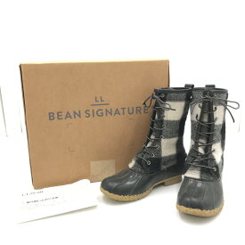 【中古】【レディース】L.L.BEAN BEAN BOOTS 290116 エルエルビーン ビーンブーツ 靴 サイズ：7M カラー：ブラック 万代Net店