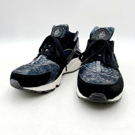 【中古】【メンズ/レディース】NIKE AIR HUARACHE Black Snow Camo 318429-015 ナイキ エア ハラチ ブラック/スノー カモ スニーカー シューズ 靴 サイズ：27.5cm カラー：Black/Cool Grey-Dark-Ivry 万代Net店