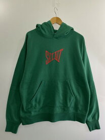 【美中古品】【メンズ】SAINT MICHAEL SAINT LOGO PULLOVER SWAT PARKA SM-S22-0000-044 セントマイケル プルオーバーパーカー サイズ：XL カラー：グリーン 万代Net店