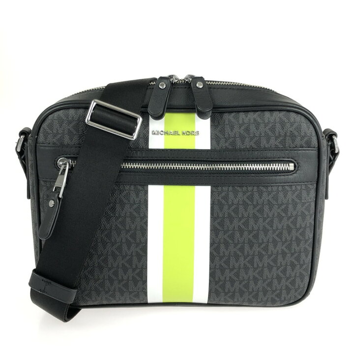 楽天市場】【中古】【メンズ】MICHAEL KORS HUDSON LOGO STRIPE CAMERA 