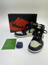 【美中古品】【メンズ】NIKE SB ナイキエスビー CD6578-507 AIR JORDAN 1 HIGH OG DEFIANT SNEAKER エアジョーダン ハイ スニーカー シューズ 靴 サイズ：26.5cm カラー：COURT PURPLE/BLACK-SAIL 万代Net店