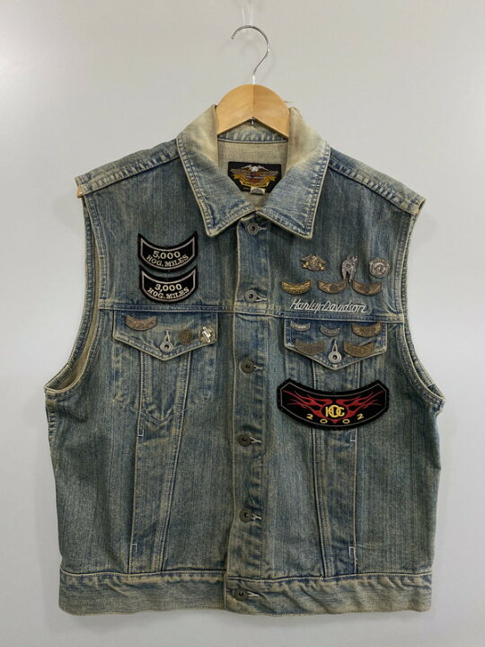 楽天市場】【中古】【メンズ】 HARLEY DAVIDSON CUSTOM DENIM VEST  