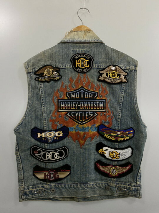 楽天市場】【中古】【メンズ】 HARLEY DAVIDSON CUSTOM DENIM VEST  