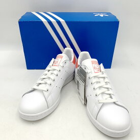 【中古】【未使用品】【レディース】adidas STAN SMITH FV6326 オリジナルス スタンスミス スニーカー シューズ 靴 サイズ：25cm カラー：ホワイト/ピンク 万代Net店