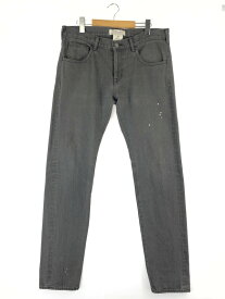 【中古】【メンズ】REMI RELIEF PAINT DENIM PANTS レミレリーフ ペイントデニムパンツ ボトムス サイズ：36 カラー：グレー 万代Net店