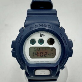 【中古】【メンズ/レディース】G-SHOCK×NEW ERA DW-6900FS カシオ ジーショック×ニューエラ デジタル クォーツ腕時計 サイズ：下記参照 カラー：ネイビー×ホワイト 万代Net店