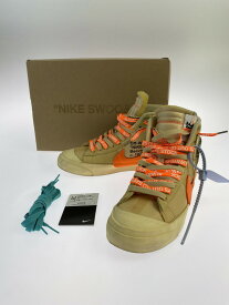 【中古】【メンズ】NIKE × OFF-WHITE THE 10 : BLAZER MID AA3832-700 ナイキ オフホワイト ブレザー ミッド スニーカー 靴 サイズ：26.0cm US8 カラー：CANVAS/TOTAL ORANGE 万代Net店