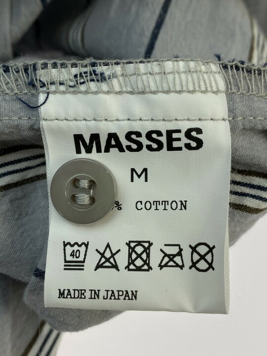 楽天市場】【中古】【メンズ】MASSES マシス STRIPE SHIRT コットン 