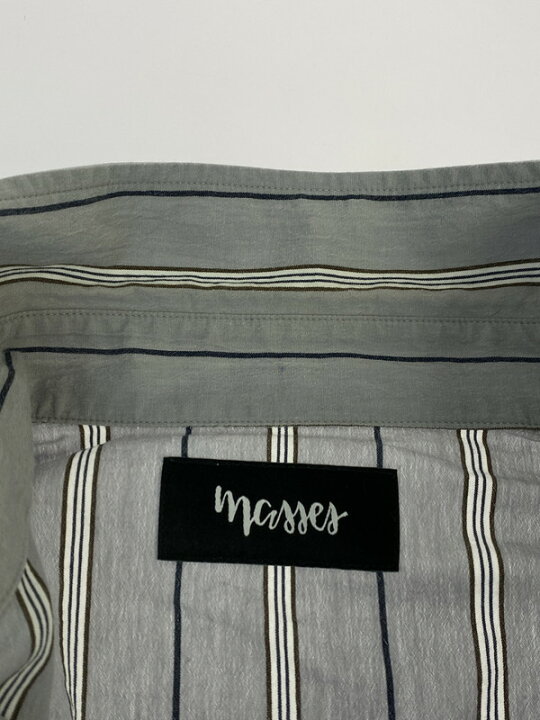 楽天市場】【中古】【メンズ】MASSES マシス STRIPE SHIRT コットン