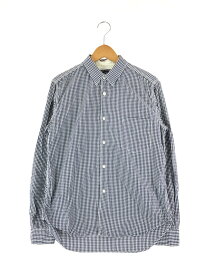 【中古】【メンズ】COMME des GARCONS HOMME L/S GINGHAM CHECK SHIRT HI-BO15 AD2011 コムデギャルソン オム ロングスリーブ ギンガムチェックシャツ 長袖 トップス サイズ：S カラー：ブルー 万代Net店