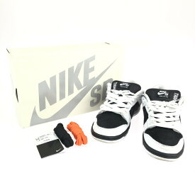 【中古】【メンズ】NIKE SB ×TIGHTBOOTH PRODUCTION 23AW DUNK LOW PRO QS FD2629-100 ナイキ タイトブースプロダクション 別注 コラボ ダンクロー プロ クイックストライク スニーカー 靴 サイズ：25.5cm US 7.5 カラー：WHITE/BLACK-SAFETY ORANGE 万代Net店