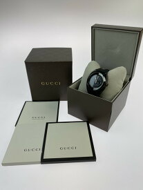 【中古】【メンズ】GUCCI グッチ YA137107A SYNC アナログ クォーツウォッチ 腕時計 カラー：ブラック系 万代Net店