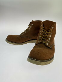 【中古】【メンズ/レディース】RED WING レッドウィング 8813 CLASSIC WORK 6 ROUND-TOE BOOTS クラシック ワーク ラウンドトゥブーツ サイズ：7 1/2 カラー：ブラウン 万代Net店