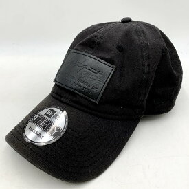 【中古】【メンズ/レディース】NEW ERA×YOHJI YAMAMOTO 20AW FR-H35-970 ニューエラ ヨウジヤマモト コラボ レザーパッチキャップ 帽子 サイズ：F カラー：ブラック 万代Net店