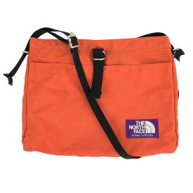 【中古】【メンズ】THE NORTH FACE PURPLE LABEL SMALL SHOULDER BAG NN7757N ザ ノースフェイス パープルレーベル スモールショルダーバッグ カバン サイズ：約20.5×25.5×1.5cm カラー：オレンジ 万代Net店