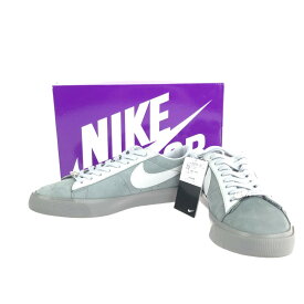 【中古】【未使用品】【メンズ】FRAR × NIKE SB BLAZER LOW QS COOL GREY DN3754-001 フォーティー パーセント アゲインスト ライツ ナイキ スケートボーディング 別注 コラボ ブレーザー ロー スニーカー 靴 サイズ：28cm US 10 カラー：COOL GREY/WOLF GREY 万代Net店