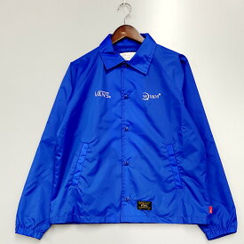 【中古】【メンズ】WTAPS×VANS VAULT COACH JK JACKET.NYLON.TAFFETA.VANS 225-000230-034 ダブルタップス×ヴァンズ コーチジャケット ナイロンジャケット アウター サイズ：1 カラー：ブルー 青 万代Net店