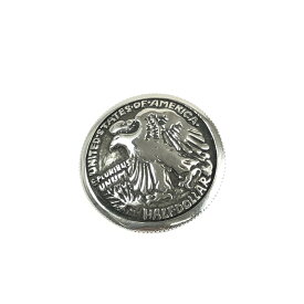 【中古】【メンズ】SAAD HALF DOLLAR COIN MOTIF STAINLESS CONCHO サード ハーフダラーコイン モチーフ ステンレス コンチョ アクセサリー サイズ：約33×33mm カラー：シルバー 万代Net店