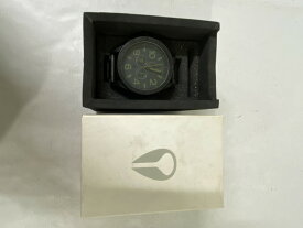 【中古】【メンズ】NIXON ニクソン THE 51-30 CHRONO MATTE BLACK SURPLUS クロノグラフ クォーツウォッチ 腕時計 カラー：ブラック/グリーン 万代Net店