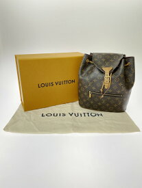 【中古】【レディース】LOUIS VUITTON ルイヴィトン M43431 モノグラム モンスリMM リュック バッグ 鞄 シリアルナンバーSP0138 カラー：ブラウン系 万代Net店