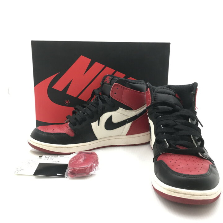 楽天市場】【中古】【メンズ】NIKE AIR JORDAN 1 RETRO HIGH OG BRED 