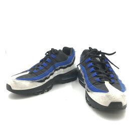 【中古】【メンズ】NIKE AIR MAX 95 SE DQ0268-001 ナイキ エアマックス 95 シーズナル エディション スニーカー 靴 サイズ：26.5cm US 8.5 カラー：BLACK/WHITE-GAME ROYAL-SAIL 万代Net店