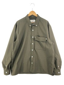 【中古】【メンズ】SHAKU HUNTER FIELD SHIRT VER.2 POLYESTER FABRIC 尺ハンター フィールドシャツ 長袖 トップス サイズ：XL カラー：カーキ系 万代Net店