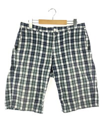 【中古】【メンズ】COMME des GARCONS HOMME CHECK SHORT PANTS HG-P060 コムデギャルソン オム チェック ショートパンツ ボトムス ハーフパンツ ショーツ サイズ：M カラー：マルチカラー 万代Net店