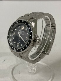 【中古】【メンズ】A BATHING APE BAPEX サルマリーナ ノンデイト 自動巻きウォッチ 腕時計 カラー：シルバー/ブラック 万代Net店