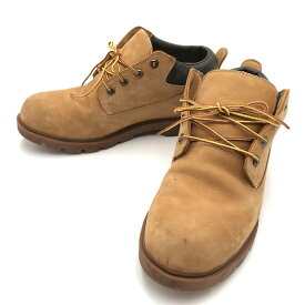 【中古】【メンズ】TIMBERLAND BASIC OX WP A43ZR ティンバーランド ベーシック オックス ウォータープルーフ ワークブーツ シューズ 靴 ブーツ サイズ：28.0cm US 10W カラー：ベージュ 万代Net店