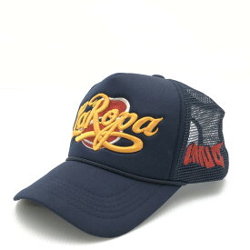 【中古】【メンズ】LA ROPA LOGO MESH CAP ラ ロパ ロゴメッシュキャップ 帽子 サイズ：F カラー：ネイビー 万代Net店