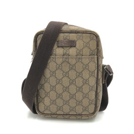 【中古】【ジャンク品/難有り品】【メンズ/レディース】GUCCI GGスプリーム ショルダーバッグ 122754 グッチ カバン サイズ：約19×16×4.5cm カラー：ベージュ 万代Net店