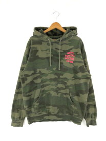 【中古】【メンズ】ANTI SOCIAL SOCIAL CLUB 18SS BREAK ME CAMO HOODIE ASSC アンチソーシャルソーシャルクラブ ブレークミー カモフーディー トップス プルオーバーパーカー サイズ：M カラー：ウッドランドカモ 万代Net店